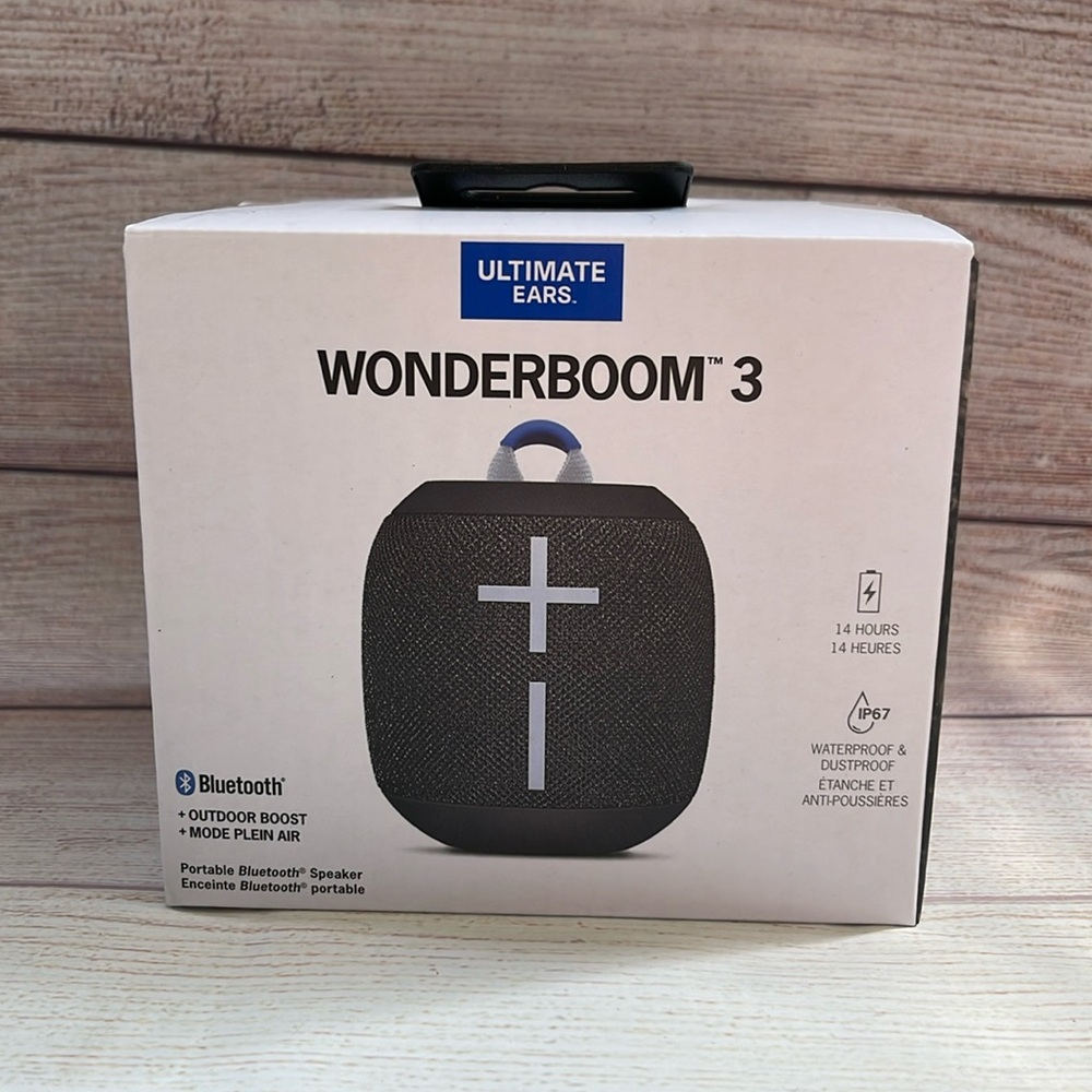 Ultimate Ears Wonderboom 3 Wireless/ Portable Bluetooth Speaker System.